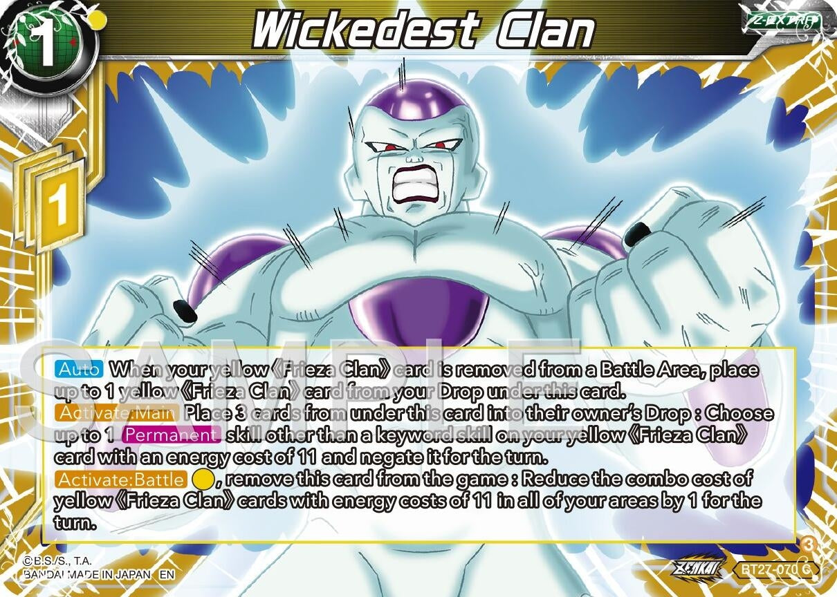 Image for Wickedest Clan (History of Z) (BT27-070) - Dragon Ball Super: Masters