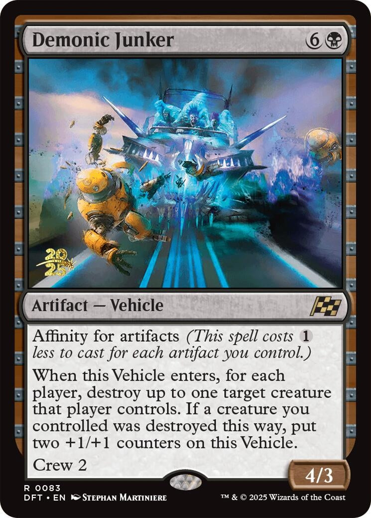 Image for Demonic Junker (Prerelease Cards) (83) - Magic: The Gathering