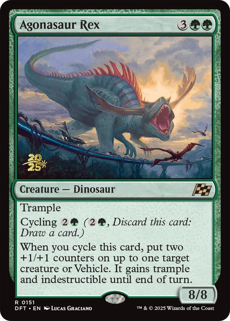 Image for Agonasaur Rex (Prerelease Cards) (151) - Magic: The Gathering