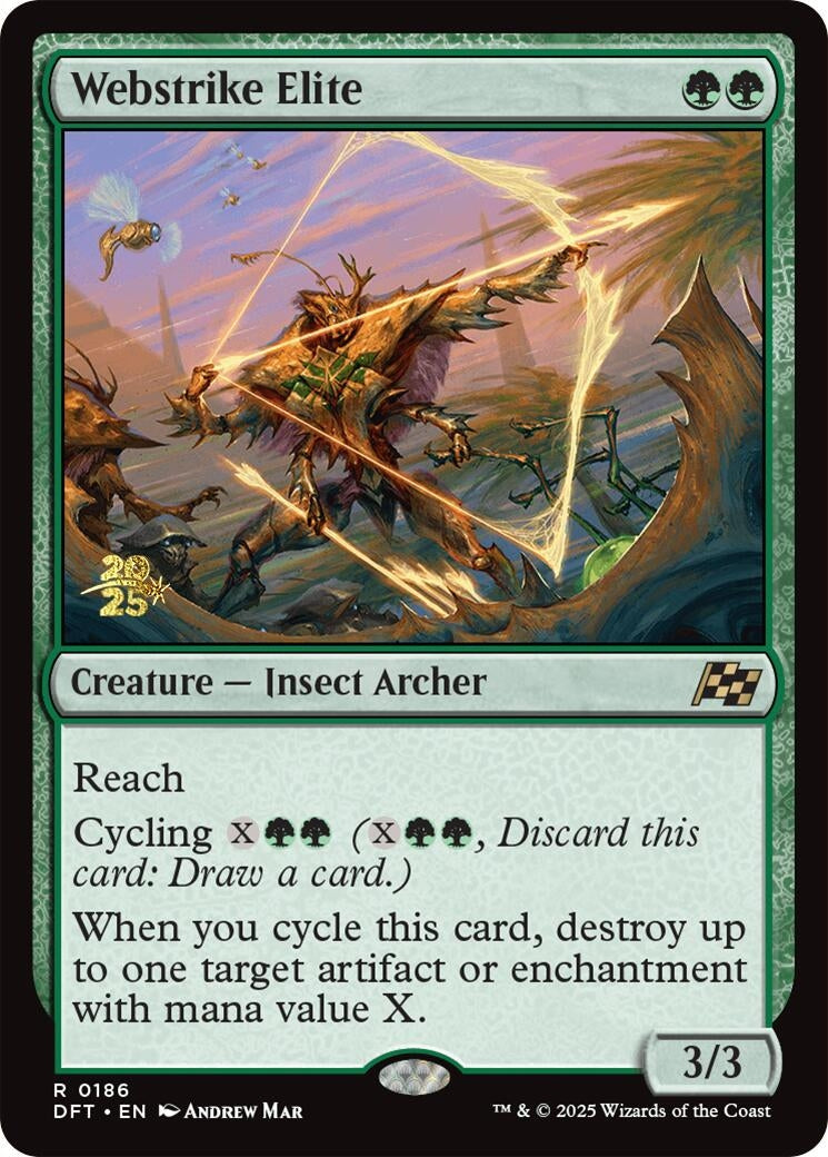 Image for Webstrike Elite (Prerelease Cards) (186) - Magic: The Gathering