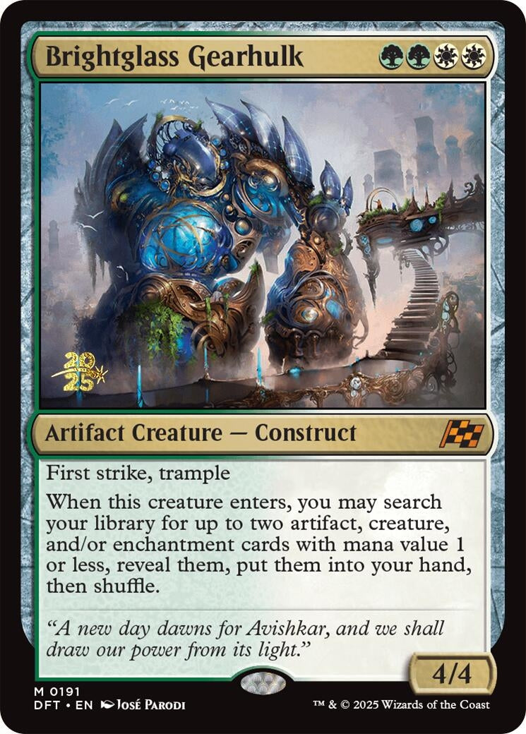 Image for Brightglass Gearhulk (Prerelease Cards) (191) - Magic: The Gathering