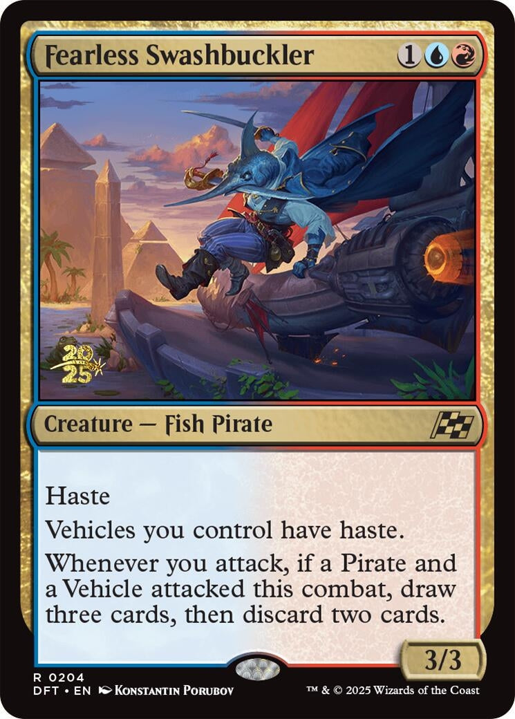 Image for Fearless Swashbuckler (Prerelease Cards) (204) - Magic: The Gathering
