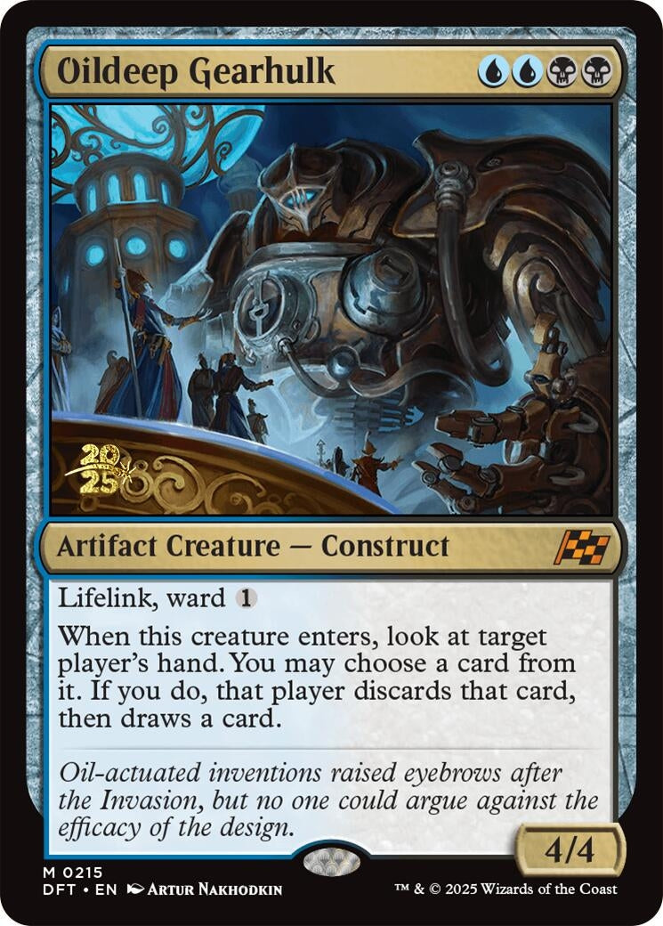 Image for Oildeep Gearhulk (Prerelease Cards) (215) - Magic: The Gathering