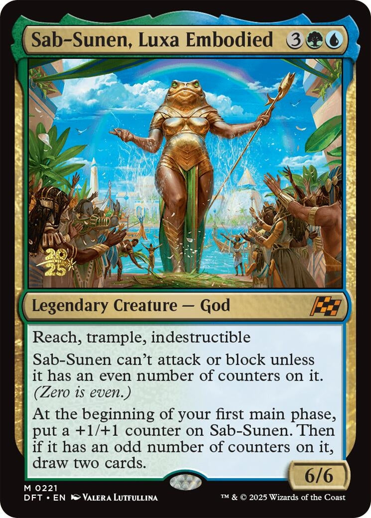 Image for Sab-Sunen, Luxa Embodied (Prerelease Cards) (221) - Magic: The Gathering