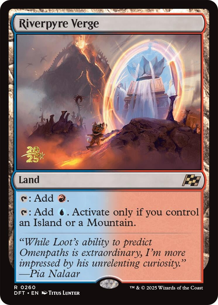 Image for Riverpyre Verge (Prerelease Cards) (260) - Magic: The Gathering