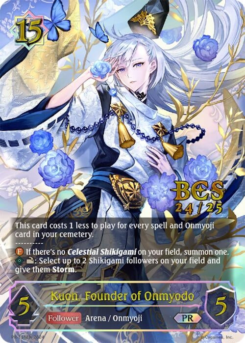 Image for Kuon, Founder of Onmyodo (Shadowverse: Evolve Promo Cards) (PR-136EN) - Shadowverse: Evolve