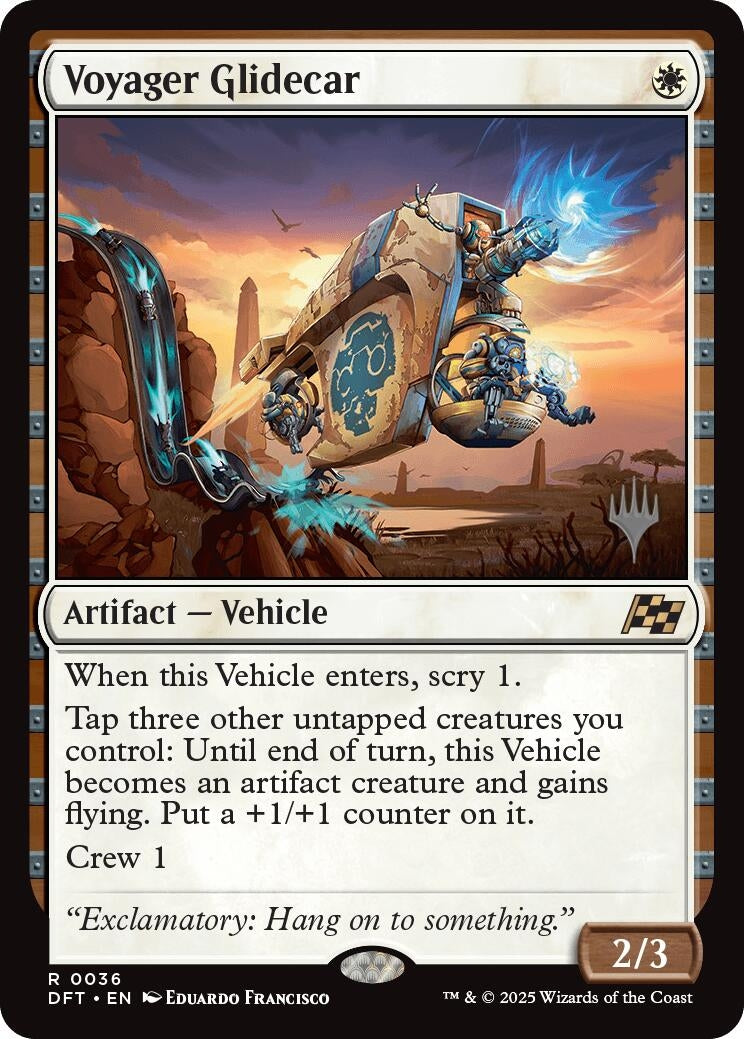 Image for Voyager Glidecar (Promo Pack: Aetherdrift) (36) - Magic: The Gathering