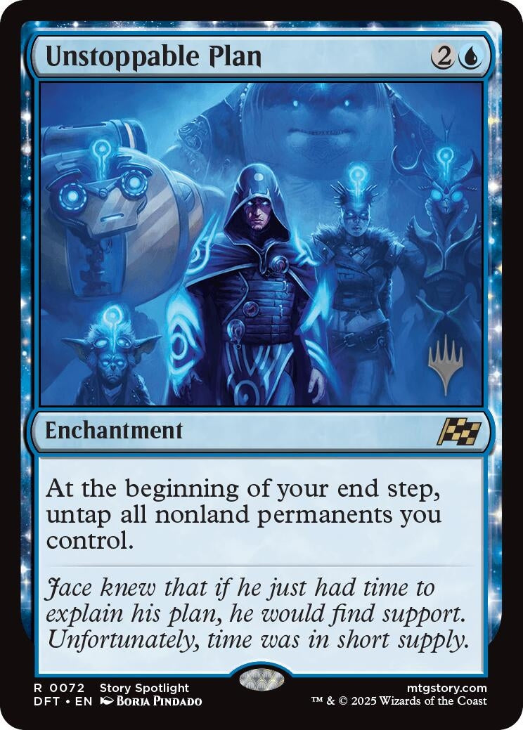 Image for Unstoppable Plan (Promo Pack: Aetherdrift) (72) - Magic: The Gathering