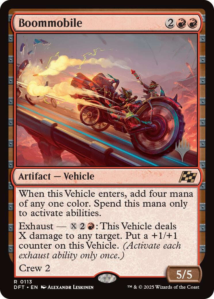 Image for Boommobile (Promo Pack: Aetherdrift) (113) - Magic: The Gathering