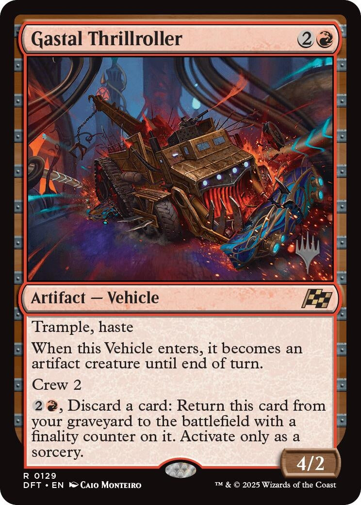 Image for Gastal Thrillroller (Promo Pack: Aetherdrift) (129) - Magic: The Gathering