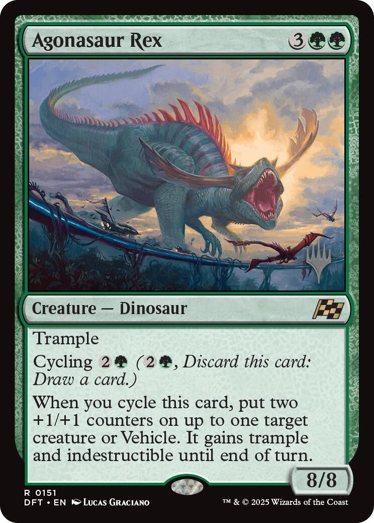 Image for Agonasaur Rex (Promo Pack: Aetherdrift) (151) - Magic: The Gathering