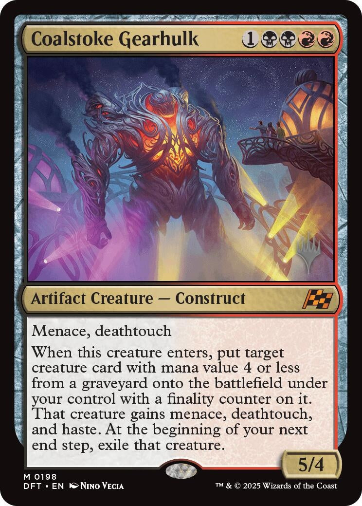 Image for Coalstoke Gearhulk (Promo Pack: Aetherdrift) (198) - Magic: The Gathering