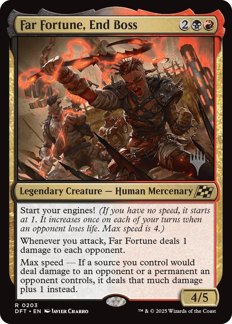 Image for Far Fortune, End Boss (Promo Pack: Aetherdrift) (203) - Magic: The Gathering