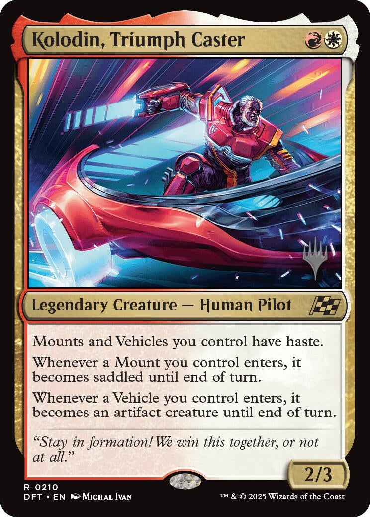 Image for Kolodin, Triumph Caster (Promo Pack: Aetherdrift) (210) - Magic: The Gathering