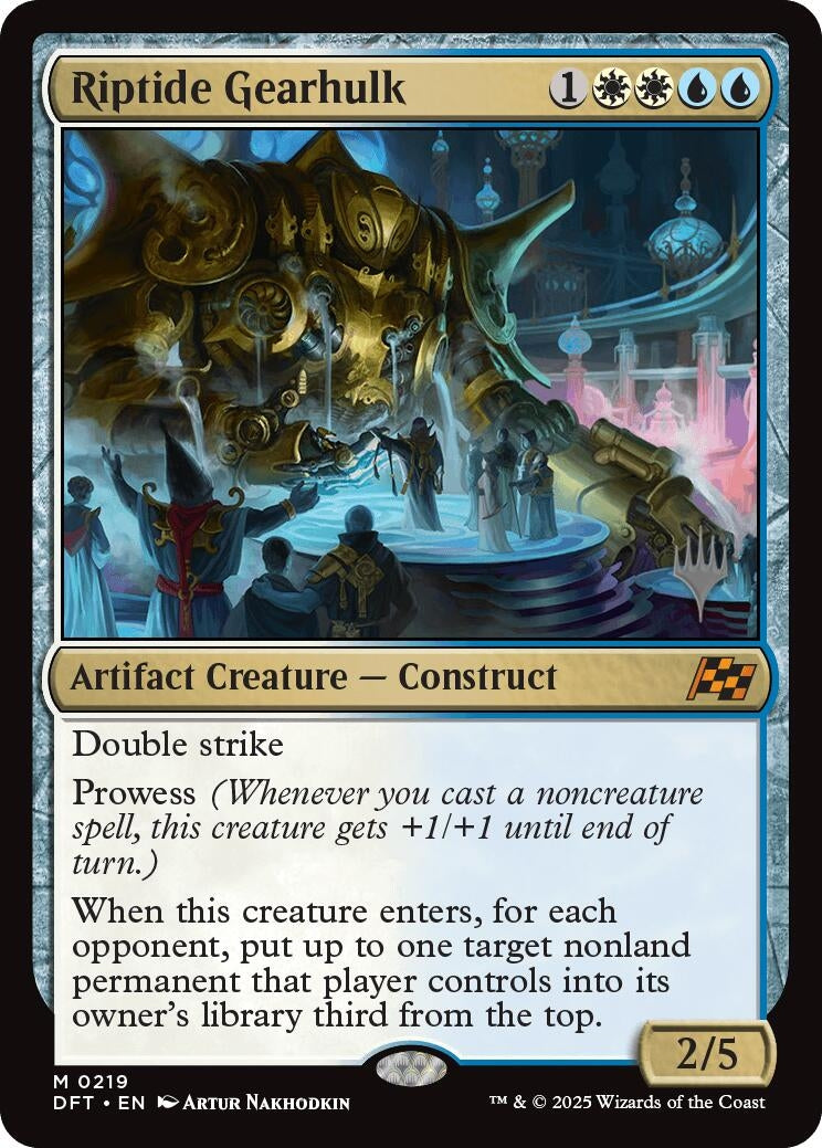 Image for Riptide Gearhulk (Promo Pack: Aetherdrift) (219) - Magic: The Gathering