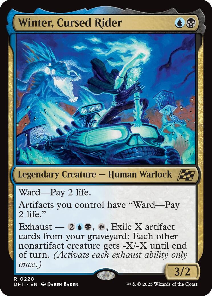 Image for Winter, Cursed Rider (Promo Pack: Aetherdrift) (228) - Magic: The Gathering