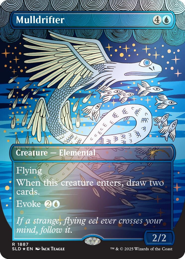 Image for Mulldrifter (Rainbow Foil) (Secret Lair Drop Series) (1887) - Magic: The Gathering