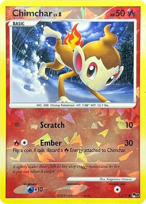 Image for Chimchar (Cracked Ice Holo) (POP Series 8) (012/017) - Pokemon