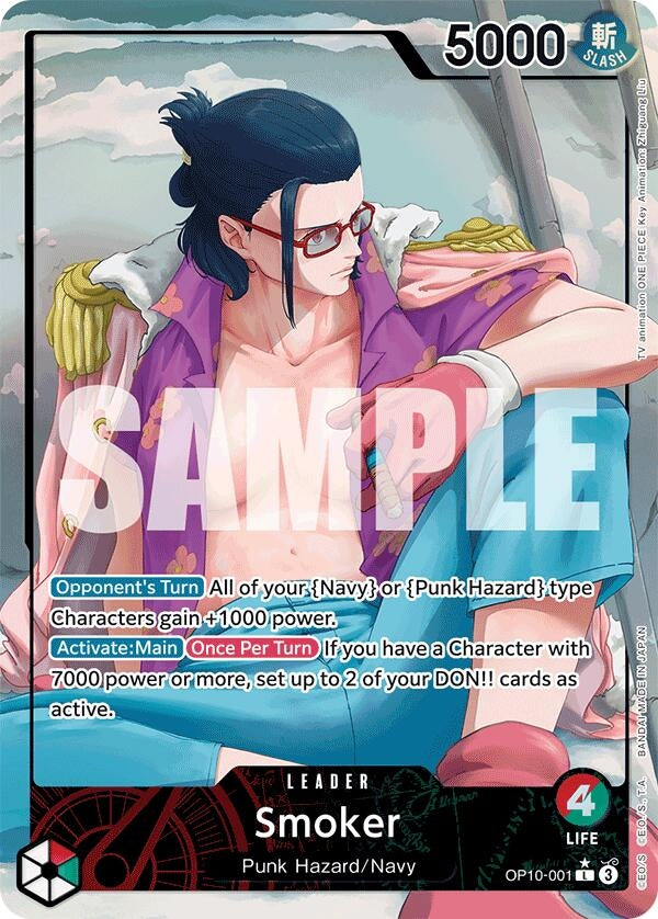 Image for Smoker (001) (Parallel) (Royal Blood) (OP10-001) - One Piece Card Game