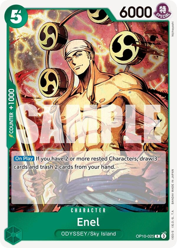 Image for Enel (Royal Blood) (OP10-025) - One Piece Card Game