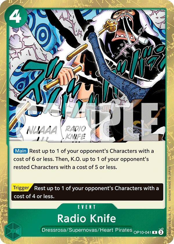 Image for Radio Knife (Royal Blood) (OP10-041) - One Piece Card Game