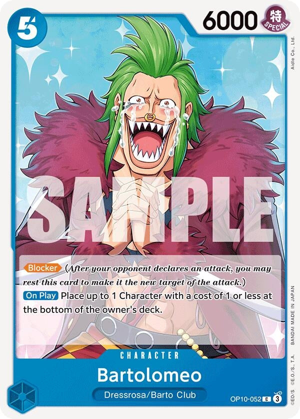 Image for Bartolomeo (Royal Blood) (OP10-052) - One Piece Card Game