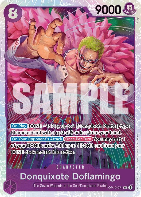 Image for Donquixote Doflamingo (Royal Blood) (OP10-071) - One Piece Card Game