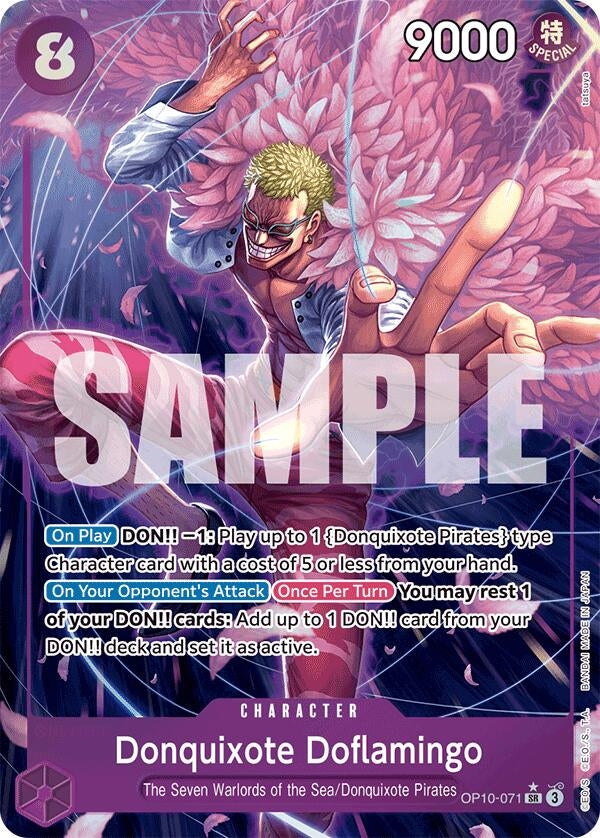 Image for Donquixote Doflamingo (Parallel) (Royal Blood) (OP10-071) - One Piece Card Game