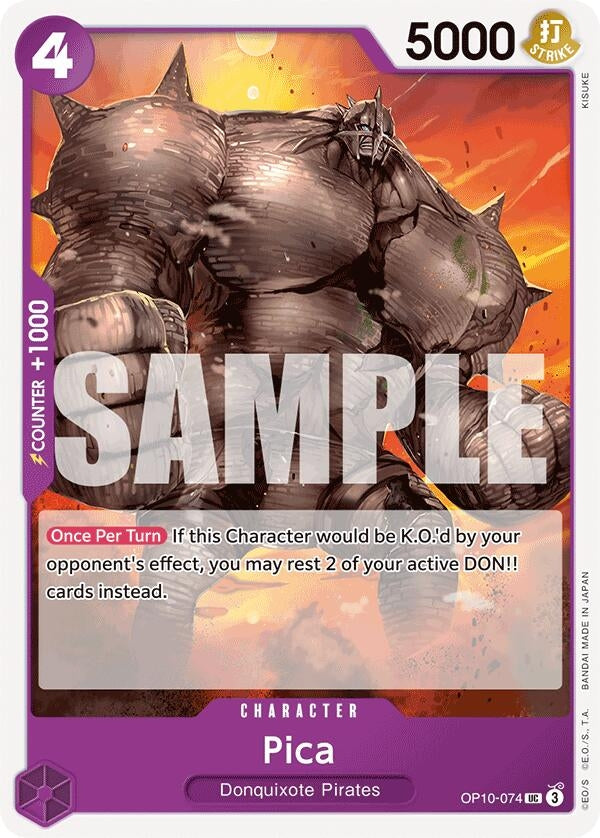Image for Pica (Royal Blood) (OP10-074) - One Piece Card Game