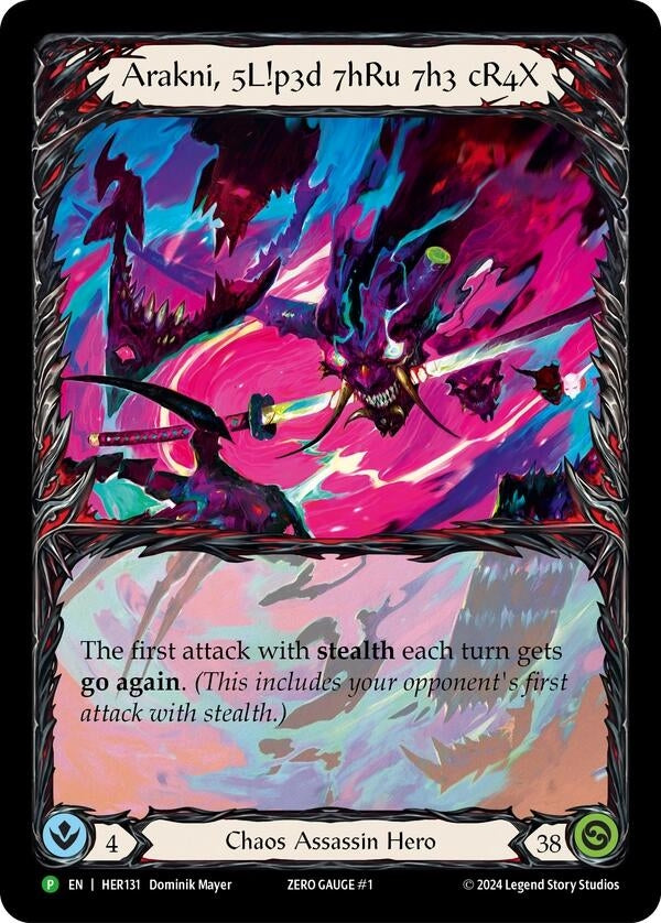 Image for Arakni, 5L!p3d 7hRu 73h cR4X - HER131 (Flesh and Blood: Promo Cards) (HER131) - Flesh and Blood TCG