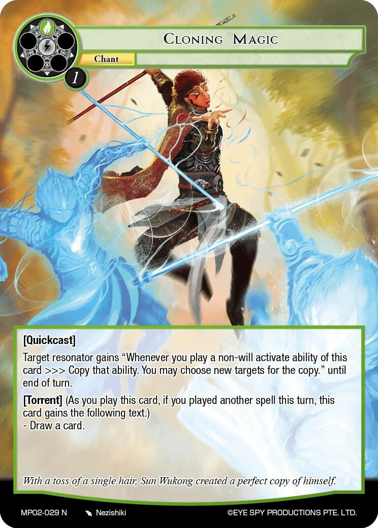 Image for Cloning Magic (Masterpiece Collection 02 "Fates Reunited!") (MP02-029 N) - Force of Will