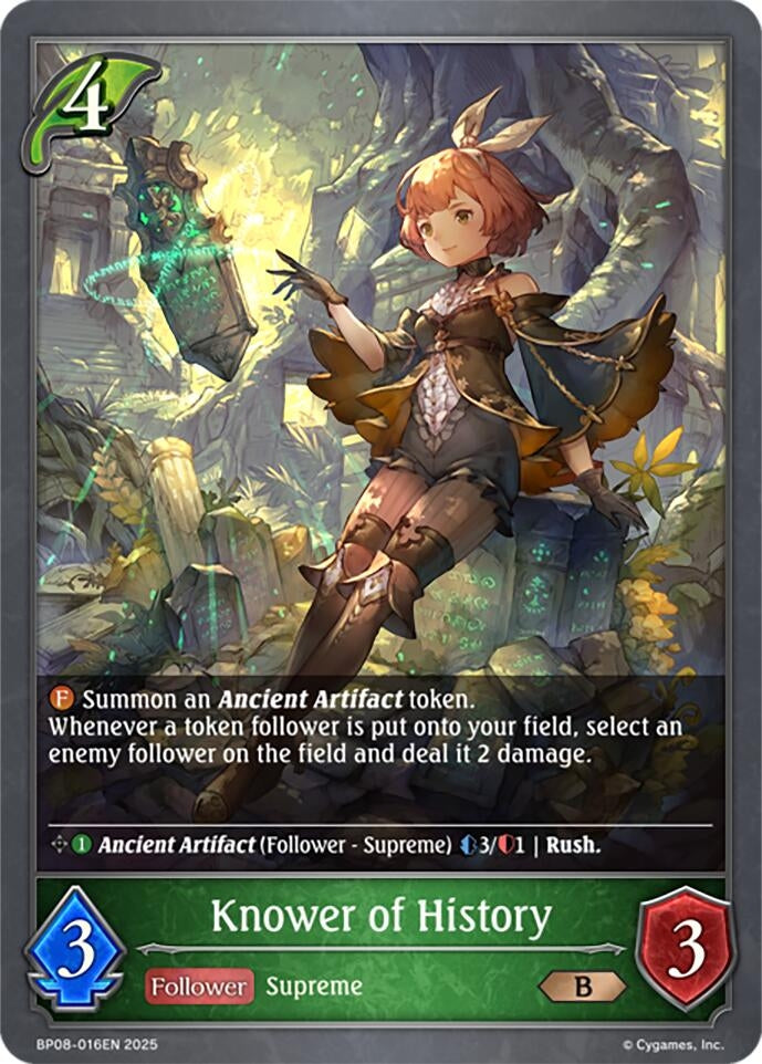 Image for Knower of History (BP08: Alterchaotica) (BP08-016EN) - Shadowverse: Evolve