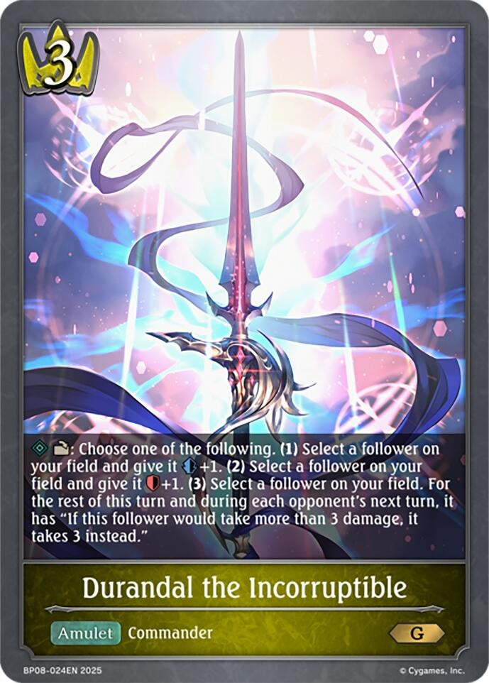Image for Durandal the Incorruptible (BP08: Alterchaotica) (BP08-024EN) - Shadowverse: Evolve