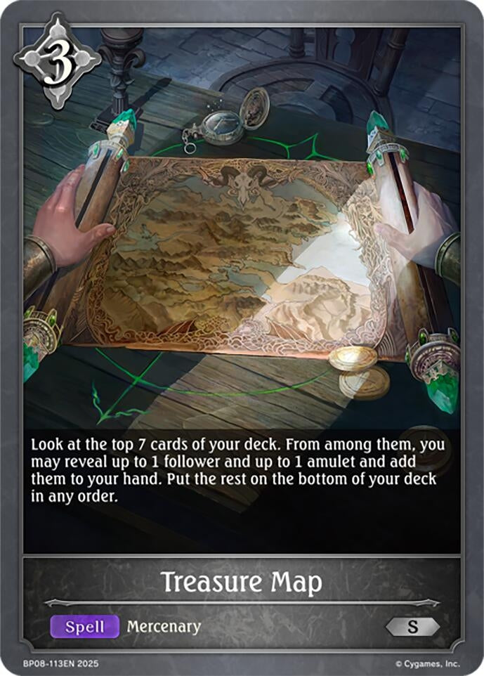 Image for Treasure Map (BP08: Alterchaotica) (BP08-113EN) - Shadowverse: Evolve