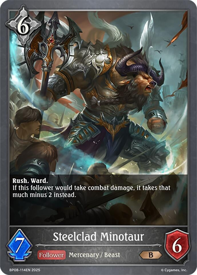 Image for Steelclad Minotaur (BP08: Alterchaotica) (BP08-114EN) - Shadowverse: Evolve
