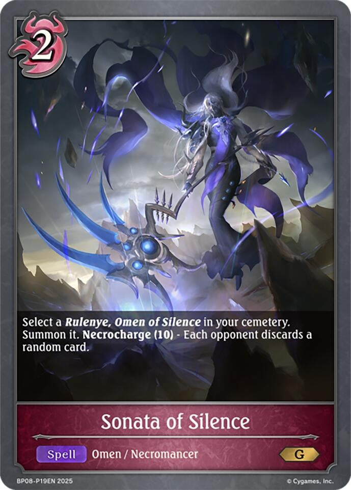 Image for Sonata of Silence - P19EN (Foil) (BP08: Alterchaotica) (BP08-P19EN) - Shadowverse: Evolve