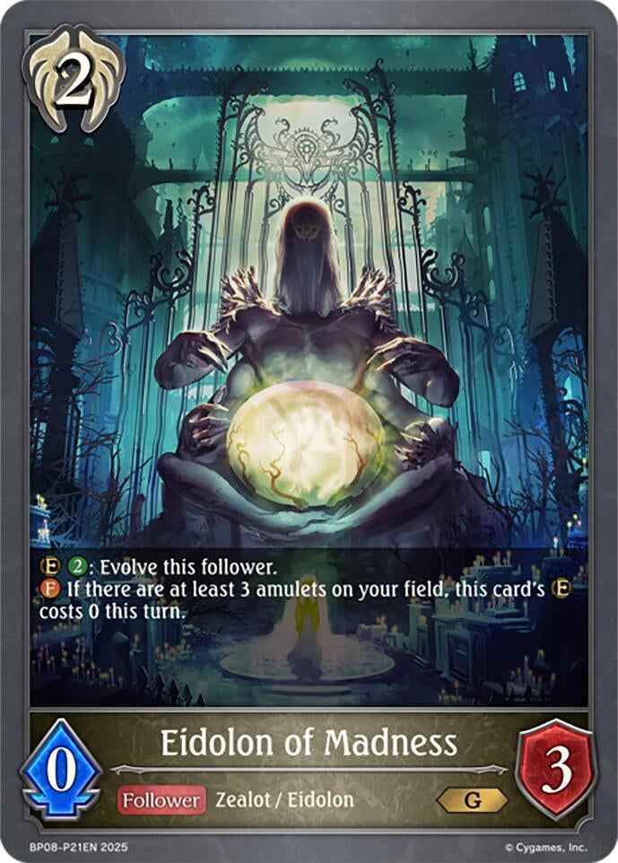 Image for Eidolon of Madness - P21EN (Foil) (BP08: Alterchaotica) (BP08-P21EN) - Shadowverse: Evolve