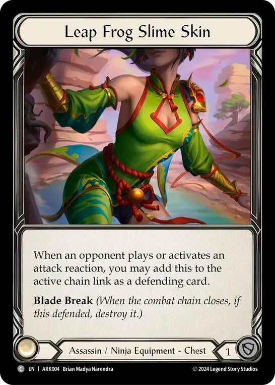 Image for Leap Frog Slime Skin (Blitz Deck: The Hunted - Arakni) (ARK004) - Flesh and Blood TCG