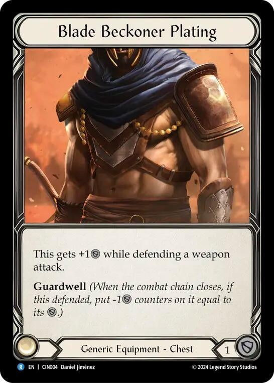 Image for Blade Beckoner Plating (Blitz Deck: The Hunted - Cindra) (CIN004) - Flesh and Blood TCG