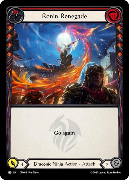 Image for Ronin Renegade (Red) (Blitz Deck: The Hunted - Cindra) (CIN018) - Flesh and Blood TCG