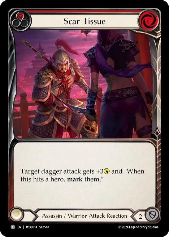 Image for Scar Tissue (Red) (Blitz Deck: The Hunted - Arakni, Web of Deceit) (WOD014) - Flesh and Blood TCG