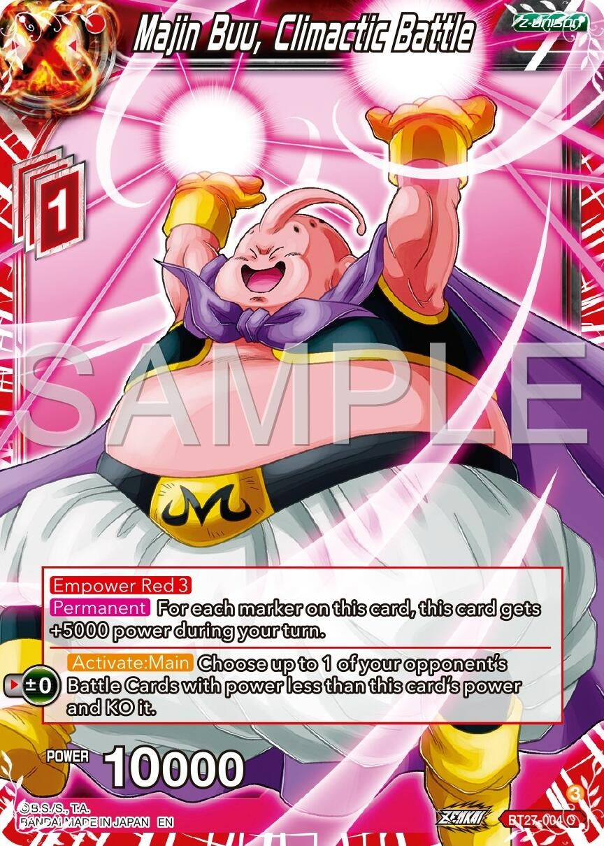 Image for Majin Buu, Climactic Battle (History of Z) (BT27-004) - Dragon Ball Super: Masters