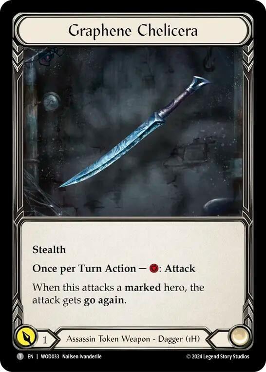 Image for Graphene Chelicera // Marked (Blitz Deck: The Hunted - Arakni, Web of Deceit) (WOD033 // WOD034) - Flesh and Blood TCG