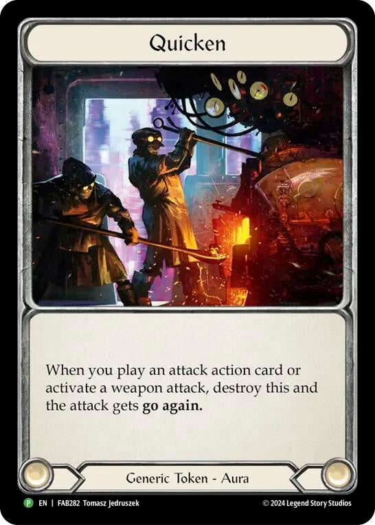 Image for Quicken - FAB282 (Flesh and Blood: Promo Cards) (FAB282) - Flesh and Blood TCG