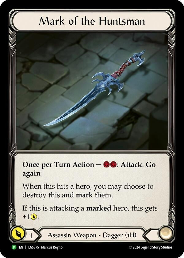 Image for Mark of the Huntsman - LGS375 (Flesh and Blood: Promo Cards) (LGS375) - Flesh and Blood TCG