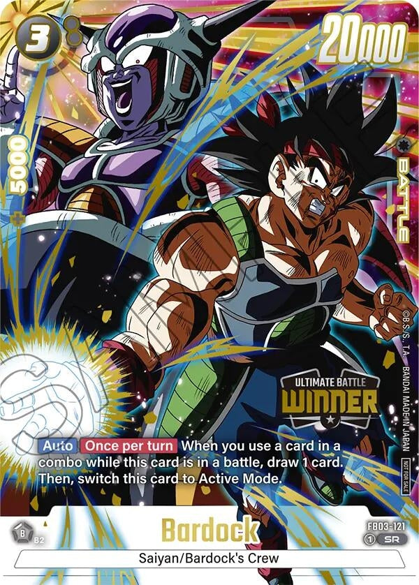 Image for Bardock (Ultimate Battle Winner) (Tournament and Championship Promos) (FB03-121) - Dragon Ball Super: Fusion World
