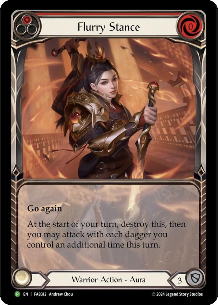 Image for Flurry Stance - FAB312 (Flesh and Blood: Promo Cards) (FAB312) - Flesh and Blood TCG