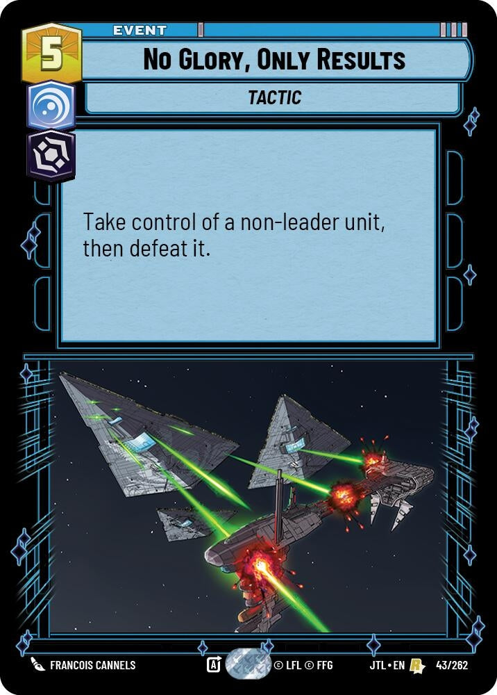 Image for No Glory, Only Results (Jump to Lightspeed) (043/262) - Star Wars: Unlimited