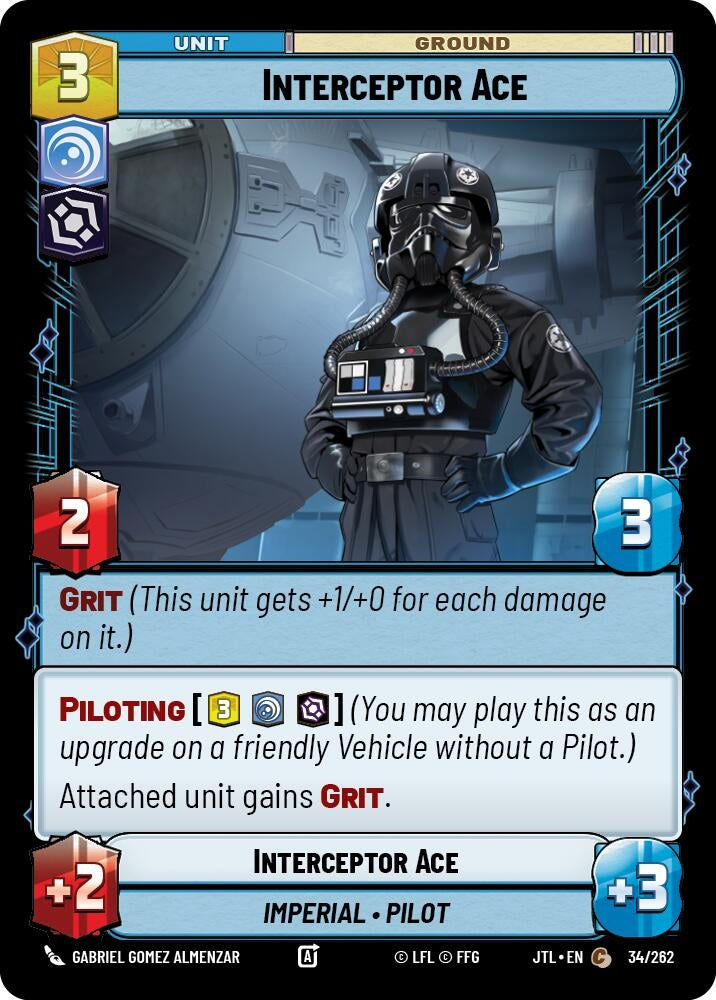 Image for Interceptor Ace (Jump to Lightspeed) (034/262) - Star Wars: Unlimited