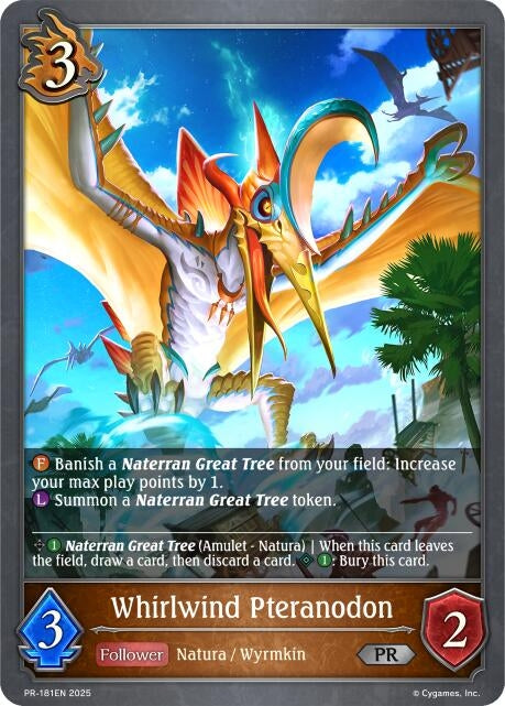 Image for Whirlwind Pteranodon (Shadowverse: Evolve Promo Cards) (PR-181EN) - Shadowverse: Evolve